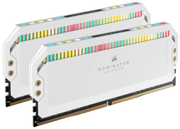 رم دسکتاپ DDR5 دوکاناله 5600مگاهرتز CL36 کورسیر مدل (CORSAIR DOMINATOR PLATINUM RGB (white ظرفیت 32 گیگابایت
