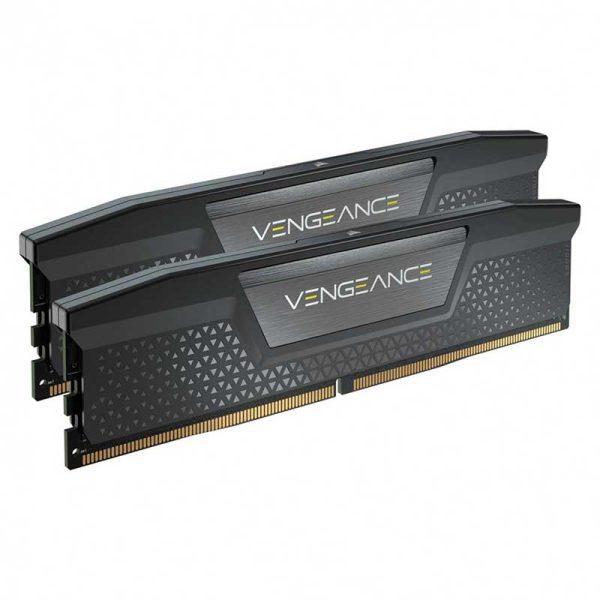 رم دسکتاپ DDR5 دوکاناله 4800 مگاهرتز CL40 کورسیر مدل VENGEANCE ظرفیت 32 گیگابایت